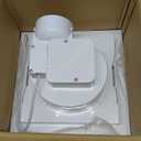 Bathroom Fan Ceiling Mount Exhaust Ventilation,141 CFM 0.7 Sones,4 Inches Duct,White,Very Quiet Ventilation and Exhaust Fan (10in(Hole Size))