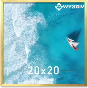 Gold 20x20 Picture Frame Lightweight yet Durable Frame Wall Hanging
