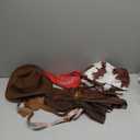 TOGROP Cowboy Costume for Boys 5pcs Kids Cowgirl Western Dress Up Party Cosplay 3-13 Years (8-10 Years)