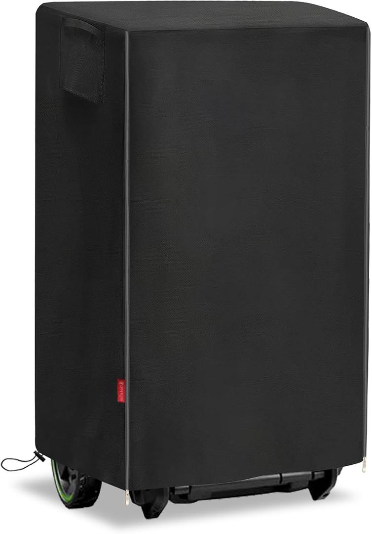 Lawn Mower Cover Waterproof, Universal Fit for 20-21 Inch Folding Cordless Lawn Mowers, Durable Outdoor Storage Protector (Black)