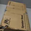 Mounting Dream Speaker Stands Height Adjustable for Satellite & Small Bookshelf Speakers, Set of 2 Floor Stand Mount for Bose Polk JBL Sony Yamaha and Others - 11LBS Capacity MD5402 (9.4" W x 18" H Speaker)