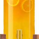 Glass Drink Dispenser,1.5 Gallon Beverage Dispenser with Stand,Lemonade Dispenser with Stainless Steel Faucet,Drink Dispensers for Parties, Bars and Home (Round Stand)