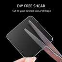 LMJIA Heavy Duty Double Sided Tape, Clear Reusable Mounting Tape Picture Hanging Adhesive Tape Removable Wall Tape Adhesive Poster Tape (Square-2.4inch*2.4inch)
