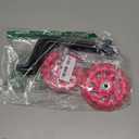 Training Wheels for Bicycle, Flash Mute Wheel Compatible for Bikes of 12-20 Inch 1 Pair (rose)