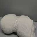 Snuggle Sac Buttery Ivory Bedding Blankets Twin Size 60x80, Super Soft Blankets Warm Cozy Knit Fuzzy Plush Blanket for Sofa, Bed, Living Room, Heather Ivory, 60x80 inches