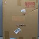 Novabright Arched Metal Framed Pinboard for Walls 20 x 15 Inch Cork Fabric, 23.4" x 17.3"