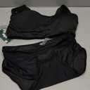 BMJL Women's High Waisted Bikini Sets Sporty Two Piece Swimsuits Color Block Cheeky High Cut Bathing Suits, L