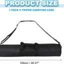 PATIKIL 39.37"x6.3" Tripod Carrying Case, 1Pack Nylon Padded Tripod Bag with Handles for Light Stands Tripod Photography Accessories, Black