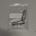 DERNORD Stainless Steel 1/2" Hose Barb x 1/4" NPT Male - Home Brew Pipe Fitting Pack of 2