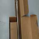 Ivilon Drapery Treatment Window Curtain Rod - Acrylic Ball 1 inch Pole. 28 to 48 Inch. Warm Gold