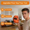 2026 Upgraded Floor Gap Fixer Tool with 5PCS Sticky Pads and Rubber Mallet, Dual-Sided Striking Vacuum Suction Plank Gap Repair Kitfor Vinyl, Wood, Laminate Floor