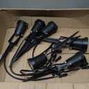 Low Voltage Landscape Lights Outdoor: 7W 700LM LED Landscape Lighting with Connectors for Tree Garden Yard Pathway | 12V 24V Warm White 2700K Spotlights | IP65 Waterproof | 6 Pack