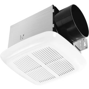 Bathroom Fan with Light And Night Light,130 CFM, 6 Inch Duct | Super Quiet 0.8 Sone,1000lm Dimmable 5CCT LED Light,Easy to Install,No Attic Access,ETL Certified,White