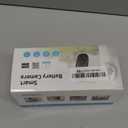 Security Cameras Wireless Outdoor Indoor, 2K Battery Powered WiFi Camera for Home Security, AI Motion Detection, Color Night Vision, IP66 Weatherproof, 2-Way Talk, Siren Alarm, SD/Cloud Storage (White)