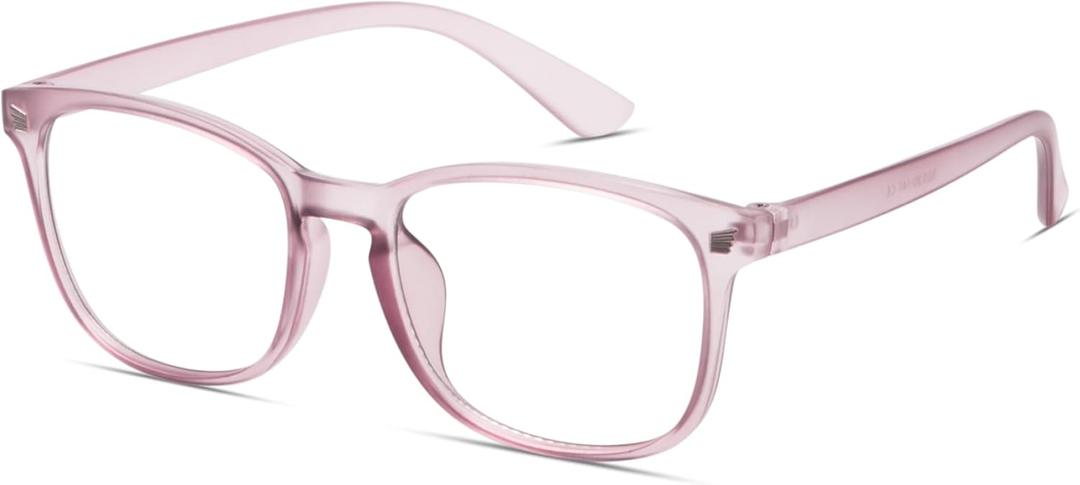 Gaoye Blue Light Blocking Glasses - Anti UV Ray Computer Gaming Glasses, Blue Blockers Glasses For Women/Men (Medium, Transparent Brown)
