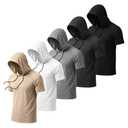 August Alley 5 Pack Mens Big and Tall Hoodies, 5-Color Set, 4X-Large