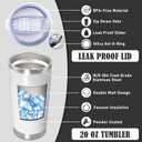 20 oz Tumbler Coffee Travel Tumblers Bulk with Lid Stainless Steel Double Wall Vacuum Insulated Mug Powder Coated Cups fit Car Cupholder for Hot and Cold - White, 12Pack