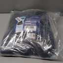 Buself X-Large 100 Count Shoe Covers Disposable Non-Slip, Premium Cloth Boot Covers, Slip-resistant, Durable, Breathable, Non-toxic, Recyclable, Stretchable Fits Up to Size 13 US Men - Black