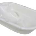 EuroBath 2-Stage Baby Bath Tub, White - Large, Long Lasting Baby Essentials, Must-Have Baby Bathtub, Newborn Essentials, Infant Bathtub & Baby Care Products for Registry