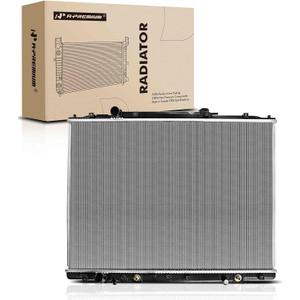 A-Premium Engine Coolant Radiator Assembly with Transmission Oil Cooler Compatible with Honda Pilot 2009-2015, Ridgeline 2009-2014, V6 3.5L, Automatic Trans.