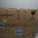 AMZCHEF 30 Inch Electric Cooktop, Built-in with 4 Burners Max 7000W with 30" Glass Ceramic Cook Top,Knob control, Hot Surface Indicator,220V - 240V Hard Wire, No Plug