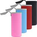 DanziX 4 Pack Neoprene Water Bottle Sleeve,Fit for All 16oz-19oz Portable Sport Water Bottle