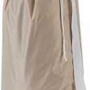 XL Nylon Laundry Bag with Strap, Large Dirty Garments Organizer, Easy Fit a Hamper or Clothing Basket, Can Carry Up to 4 Loads of Clothes, Beige