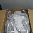 HOMLAND Shower Chair for Inside Shower with Arms and Back, 500 lbs Heavy Duty Shower Seat for Bathtub, Height Adjustable Safety Bath Seat for Elderly, Adults, Handicap and Disabled, White