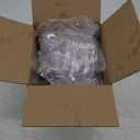 Colovis Mini Dessert Cups, 100 CT 2oz Clear Plastic Parfait Appetizer Cups with Spoons Mini Square Dessert Bowls for Serving, Tasting (100)