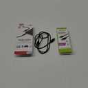 GE 3 FT AUX CABLE, CCY-USB C TO C CABLE BLACK