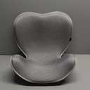 Ergonomic Back Cushion for Lower Pain Relief, Lumbar Support for Office Chair Back Support for Computer Chairs, Gaming,Home - Working, Improve Posture, Floor Seat,Meditation Chair. (Gray)