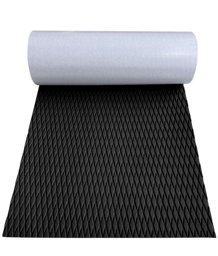 Hjdeck Boat Flooring EVA Foam Boat Decking Marine Carpet Non-Slip Decking Sheet Self-Adhesive Marine Flooring for Fishing Boat Kayak Yacht RV Swimming Pool Golf Cart 2400*410