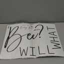 Baby Bee Gender Reveal Decal - What Will Baby Bee? for Shower Theme, Balloon Arch Stickers, Boy or Girl Sign