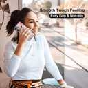 FANXI Pink Flower Phone Case Compatible with iPhone 16 6.1 Inch - Shockproof Protective TPU Cute Pink Floral iPhone Case Designed for iPhone 16 Case for Men Girls Women Boys (Bloom)