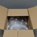 Gencywe (12 Pack x 20 Sets) Stackable Cupcake Carrier with 240 Pack Liners, Plastic Cupcake Boxes Holders for 12 Cupcakes, High Tall Dome Lid Cupcake Containers, Clear Disposable Cupcake Trays