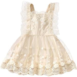 Newborn Baby Girl 1st Birthday Outfit Floral Lace Tulle Tutu Dress Cake Smash Boho Princess Toddler Summer Dresses, Beige, 12-18M Newborn Baby Girl 1st Birthday Outfit Floral Lace Tulle Tutu Dress Cake Smash Boho Princess Toddler Summer Dresses, Beige, 12-18M