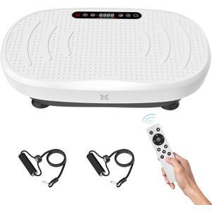 Vibration Plate Exercise Machine, Vibrating Plate for Lymphatic Drainage, Shake Plate Whole Body Waver Vibration Plate Platform, Fitness Equipment for Weight Loss Fat Burner for Women Men