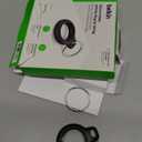 Belkin Apple AirTag Secure Holder with Key Ring - Durable, Scratch-Resistant Case with Open Face & Raised Edges - Protective AirTag Keychain Accessory for Keys, Pets, Luggage, & More - Black