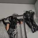 Rotating Curling Iron - 3 in1 Automatic Curling Iron with Interchangeable CurlingWand, 3/4, 1 1/4, 1 Inch CurlingIron for Lasting Beach Waves, Adjustable Temp, Instant Heat, Dual Voltage (Black)