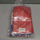 JOYGATHER 24 Pcs Patriotic Party Favors Bags with 24 Tissue Paper, USA American Flag Gift Goodie Kraft Paper Bags for 4th Of July Independence Day Veterans Day Memorial Day Birthday Party