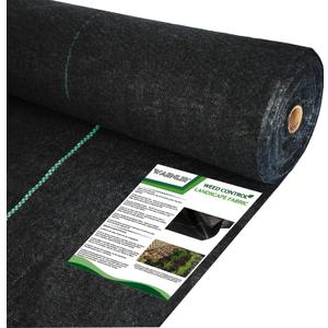 WAENLIR 5oz 5ft x250ft Heavy Duty Weed Barrier Landscape Fabric, Sturdy Weed Blocker Cover, Outdoor Gardening Weed Control Mat