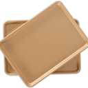 Nordic Ware Naturals Aluminum NonStick Baker's Half Sheet 13" x 18" (Pack of 2)