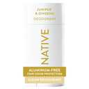 Native Deodorant Contains Naturally Derived Ingredients, 72 Hour Odor Control, Deodorant for Women and Men, Aluminum Free, Juniper & Ginsing 2.65oz