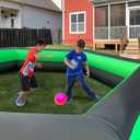 20FT Gaga Ball Pit Portable,Inflatable Gaga Ball Pit with Blower for Indoor Outdoor School Family Activities Giant Inflatable Sport Game