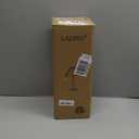 Touch Bedside Table Lamp - Modern Small Lamp for Bedroom Living Room Nightstand, Desk lamp with Fabric Lamp Shade, Warm LED Bulb, 3 Way Dimmable, Simple Design Mother's Day Gifts (Gold)