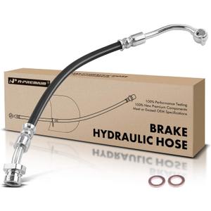 A-Premium Rear Passenger Brake Hydraulic Hose Compatible with Select Hyundai Models - Elantra GT 2013 2014 2015 2016 2017 - Replace# 58738A5400 A-Premium Rear Passenger Brake Hydraulic Hose Compatible with Select Hyundai Models - Elantra GT 2013 2014 2015 2016 2017 - Replace# 58738A5400