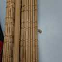 LazBlinds No Tools No Drill Cordless Bamboo Roman Shades, Light Filtering Window Treatment, Roll Up Bamboo Blinds for Window 45'' W x 64'' H, Ceylon Light Russet