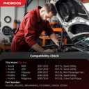 PHOBOOS A/C Compressor with Clutch Compatible with Acura MDX 2007-2013, ZDX 2010-2013 & Honda Odyssey 2008-2017, Pilot 2008-2015, Ridgeline 2009-2014, V6 3.5L/3.7L. Ref. CO-10840C, 158334