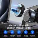 2 x 2-in-1 Clip & Vacuum Magnetic Suction Phone Holder,Upgraded 360 Adjustable Suction Cup Car Phone Mount,Hands-Free Cell Phone Holder for Car/Gym/Smooth Surface,Compatible with iPhone & Android Phones