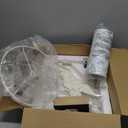 Hamucd Kids Dinosaur Table Lamp for Boys Girls Bedroom 23" Bedside Lamp for Children Gift Cute Small White Nightstand Lamp for Nursery(LED Bulb Included)